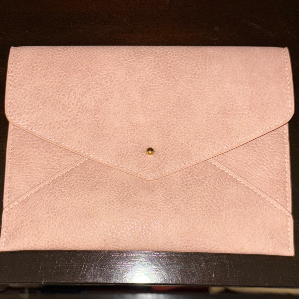 Pink Envelope Clutch Jaanuu